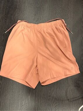 Free Fly Apparel Men's Athletic Shorts - Peachy Coral
